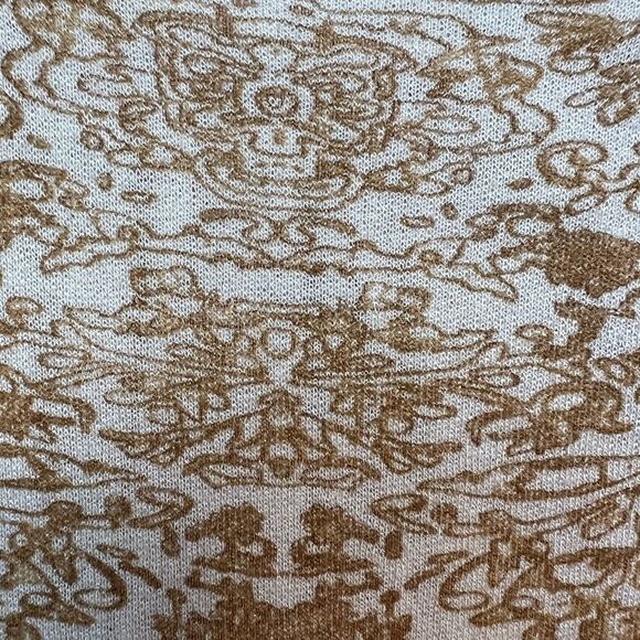 Urban Outfitters Fearne Floaty Babydoll Cami in Tan/White Print - Picture 6 of 7